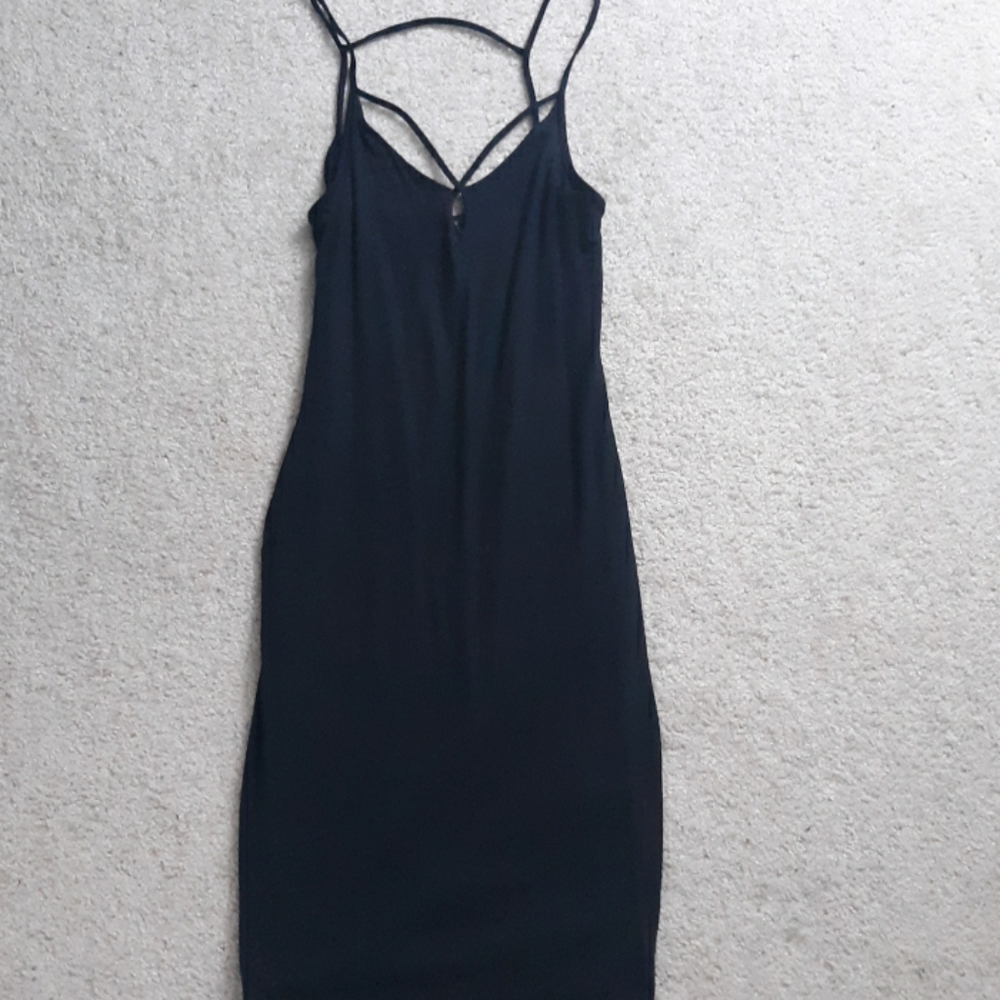 Fitted black dress